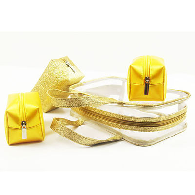 Glitter Pvc Cosmetic Bag Set With 4 Packs Of Independent Bag Can Be Used Alone Or In Combination