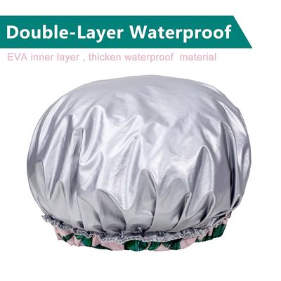 Auban Oversized Reusable Shower Cap Ribbon Bow Large Moldproof