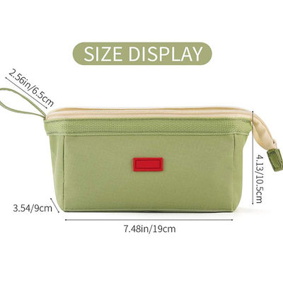 School Zipper Pencil Cases Canvas Large Capacity Pencil Pouch For Teen Girl Boy  AZO Free